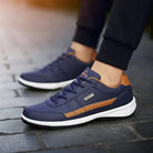 Walking Shoes - Men's Ergonomic Lace-Up Everyday Sneakers-Chaps of London-Chaps of London