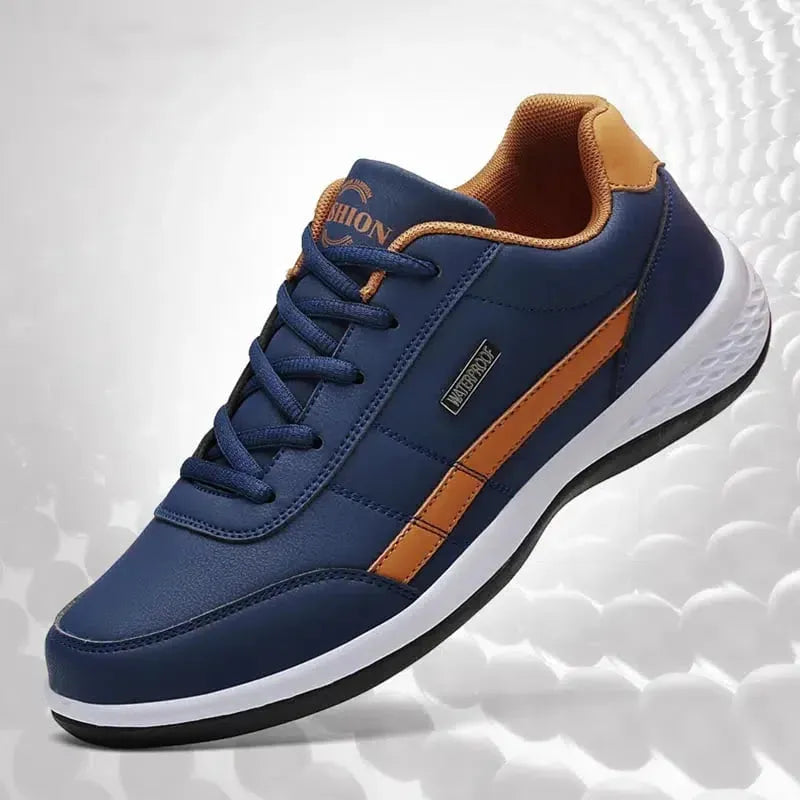 Walking Shoes - Men's Ergonomic Lace-Up Everyday Sneakers-Chaps of London-Chaps of London