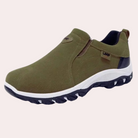 Walking Shoes - Men's Orthopedic Rubber Sole Slip-On Shoes-Men Summer Shoe-Chaps of London-Army Green-39-Chaps of London