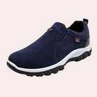 Walking Shoes - Men's Orthopedic Rubber Sole Slip-On Shoes-Men Summer Shoe-Chaps of London-Dark Blue-39-Chaps of London
