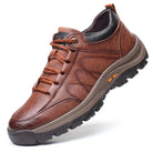 Walking Shoes - Men's Slip On Waterproof Leather Outdoor Shoes-Schoenen Man-Chaps of London-Brown-39-Chaps of London