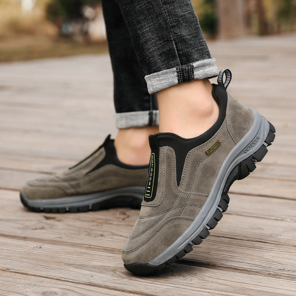 Walking Shoes - Slip-On - Non Slip - Hiking Shoes - Men's Shoes-Chaps of London-Chaps of London