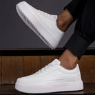 White Sneakers | Casual | Lace-Up | Everyday Shoes | Men's Sneakers-Sneakers-Chaps of London-Chaps of London