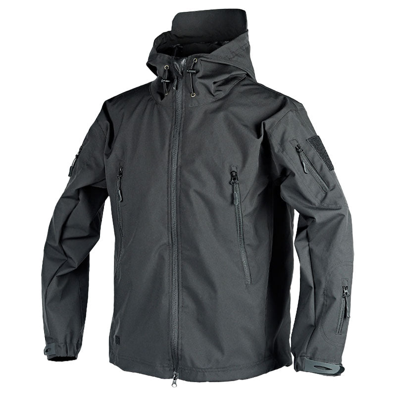 Windbreaker Jacket | Hooded | Outdoor | Tactical Jacket | Men's Jacket-Chaps of London-Black-S-Chaps of London
