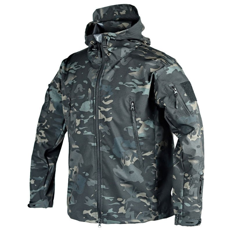 Windbreaker Jacket | Hooded | Outdoor | Tactical Jacket | Men's Jacket-Chaps of London-Dark Grey-S-Chaps of London