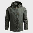 Windbreaker Jacket - Hooded - Outdoor - Waterproof Jacket - Men's Jacket-Chaps of London-Army Green-M-Chaps of London