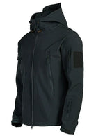 Windbreaker Jacket | Hooded | Tactical | Outdoor Jacket | Waterproof Men's Rain Jacket-Men's Windbreaker Jacket-Chaps of London-Black-S-Chaps of London
