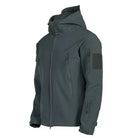 Windbreaker Jacket | Hooded | Tactical | Outdoor Jacket | Waterproof Men's Rain Jacket-Men's Windbreaker Jacket-Chaps of London-Gray-S-Chaps of London
