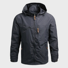 Windbreaker Jacket | Hooded | Waterproof | Outdoor Jacket | Men's Jacket-Chaps of London-Grey-M-Chaps of London