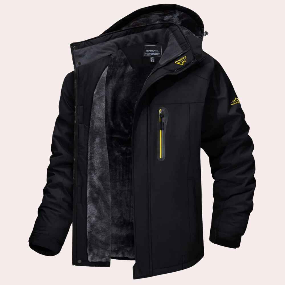 Windbreaker Jacket - Hooded - Waterproof - Outdoor Jacket - Men's Jacket-Fashion Men Jacket Windbreaker Fall-Chaps of London-Black-M-Chaps of London