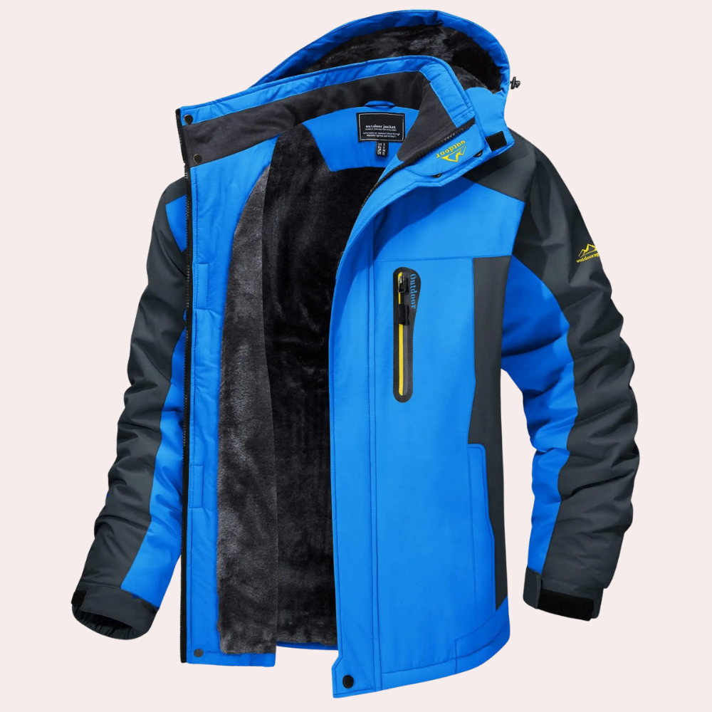 Windbreaker Jacket - Hooded - Waterproof - Outdoor Jacket - Men's Jacket-Fashion Men Jacket Windbreaker Fall-Chaps of London-Blue-M-Chaps of London