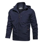 Windbreaker Jacket - Men's Hooded Waterproof Outdoor Jacket -Windbreaker Jacket-Chaps of London-Navy Blue-S-Chaps of London