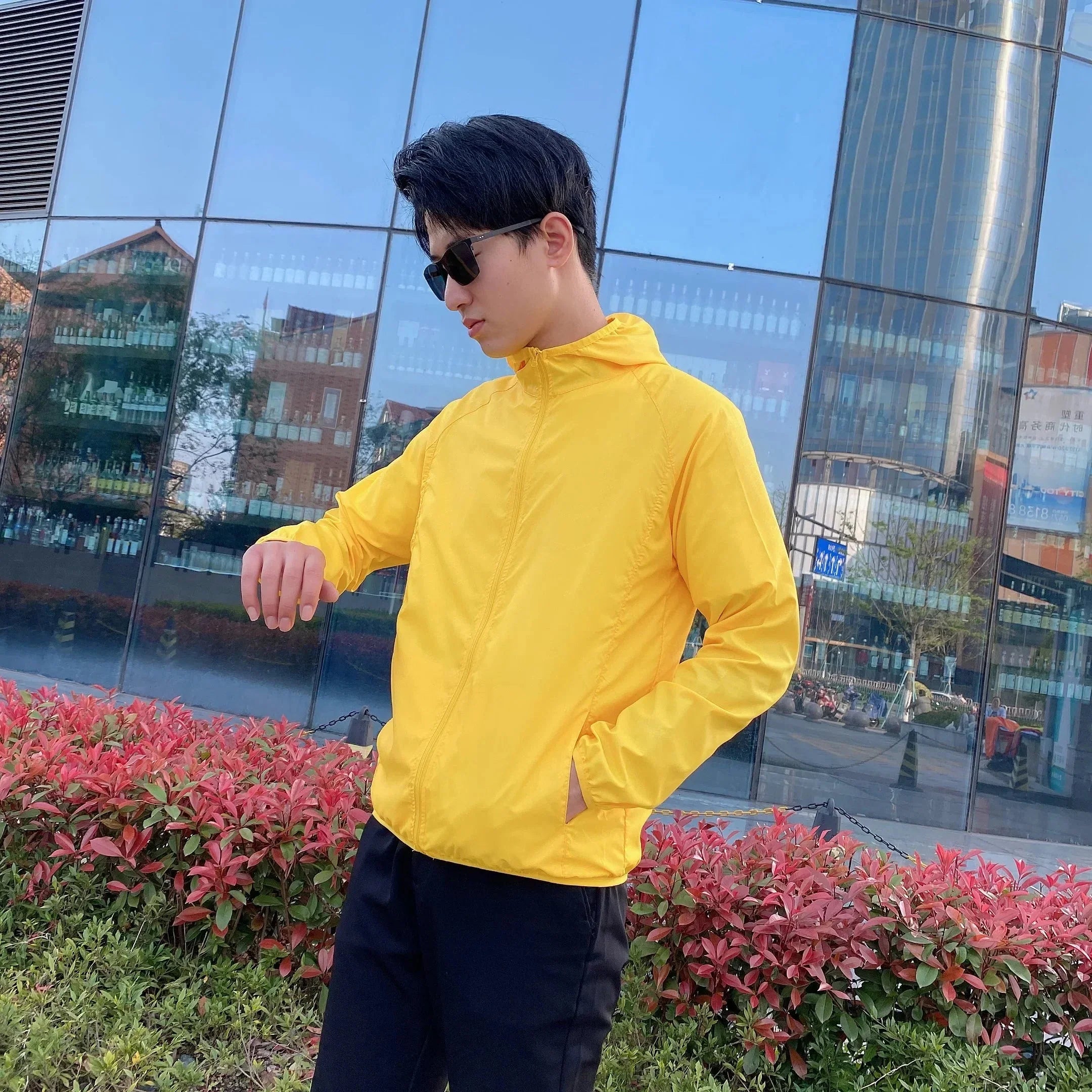 Windbreaker Jacket | Zip-Up | Hooded | Lightweight Jacket | Men's Jacket-Chaps of London-Chaps of London