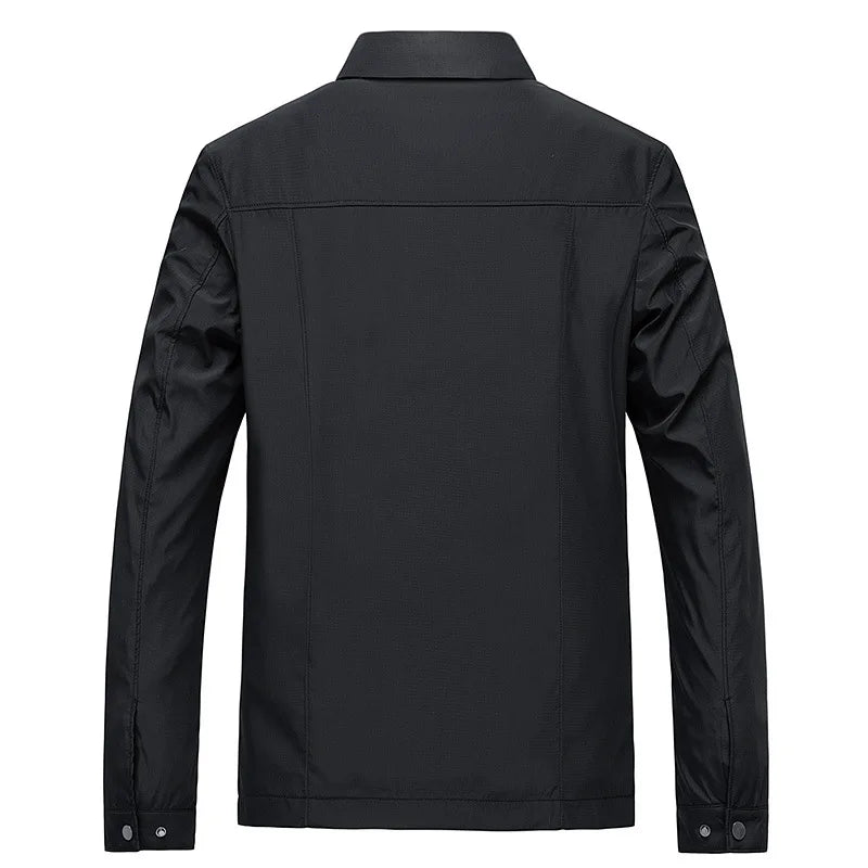 Windproof Jacket - Men's Casual Lightweight Water Zip-Up Jacket-Men Jackets-Chaps of London-Chaps of London