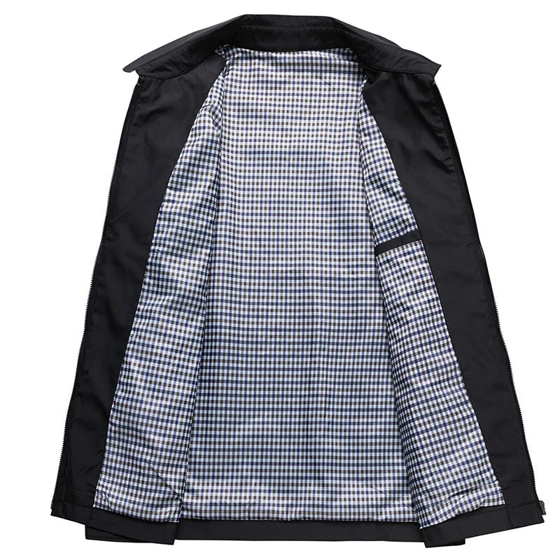 Windproof Jacket - Men's Casual Lightweight Water Zip-Up Jacket-Men Jackets-Chaps of London-Chaps of London