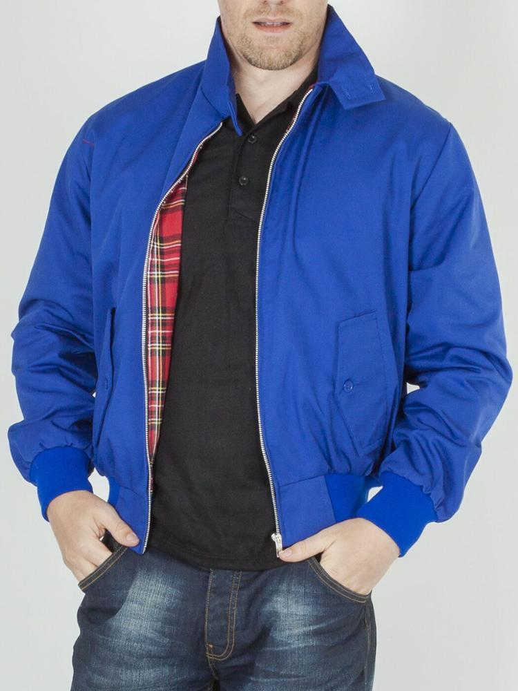 Windproof Jacket | Zip-Up | Lightweight | Bomber Jacket | Men's Jacket-Coats & Jackets-Chaps Herrenmode-Light Blue-S-Chaps of London