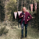 Windproof Jacket | Zip-Up | Lightweight | Bomber Jacket | Men's Jacket-Coats & Jackets-Chaps Herrenmode-Wine Red-S-Chaps of London