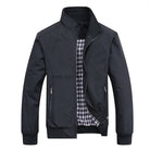 Windproof Jacket | Zip-Up | Waterproof | Harrington Jacket | Men's Jackets-Zomerjas man-Chaps of London-Black-S-Chaps of London