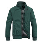 Windproof Jacket | Zip-Up | Waterproof | Harrington Jacket | Men's Jackets-Zomerjas man-Chaps of London-Green-S-Chaps of London