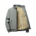Winter Bomber Jacket - Fleece Lined - Zip-Up - Winter Jacket - Men's Bomber Jacket-Fashion Men Jacket Bomber Winter-Chaps of London-Gray-XXS-Chaps of London