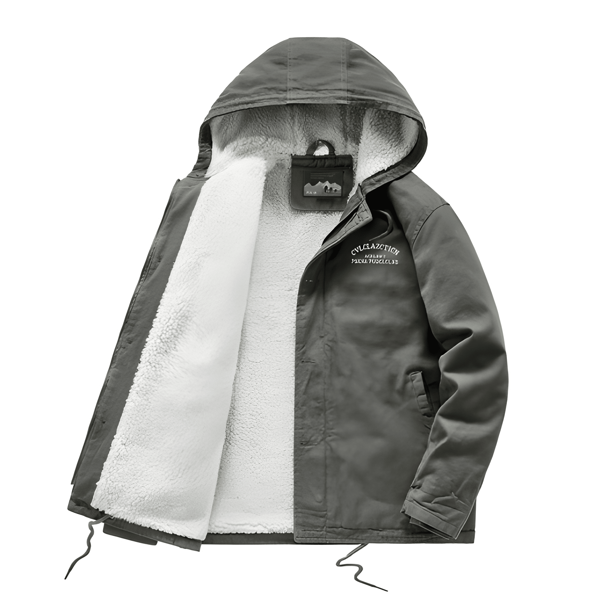Winter Jacket | Hooded | Fleece Lined | Snow Jacket | Men's Winter Coat-Men’s Winter Jacket-Chaps of London-Green-S-Chaps of London