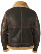 Winter Leather Jacket - Fur Lined - Zipped - Pilot Jacket - Men's Leather Jacket-Chaps of London-Chaps of London