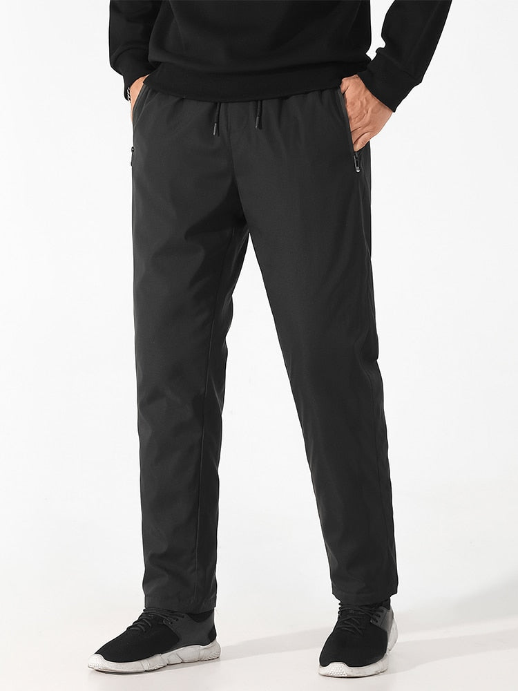Winter Pants - Drawstring - Outdoor - Windproof Pants - Men's Pants-Chaps of London-Black-M-Chaps of London
