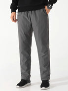 Winter Pants - Drawstring - Outdoor - Windproof Pants - Men's Pants-Chaps of London-Dark Gray-M-Chaps of London