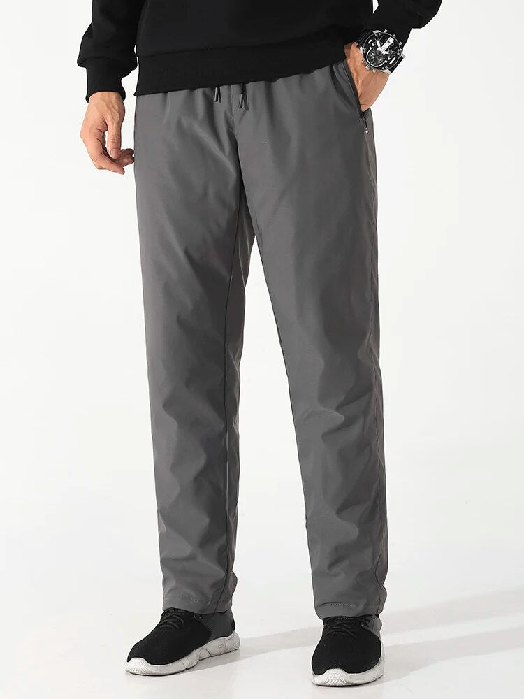 Winter Pants - Drawstring - Outdoor - Windproof Pants - Men's Pants-Chaps of London-Dark Gray-M-Chaps of London