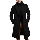Wool Trench Coat | Formal | Single Breasted | Winter Trench Coat | Men's Coats-Men's Jackets-Chaps of London-Chaps of London