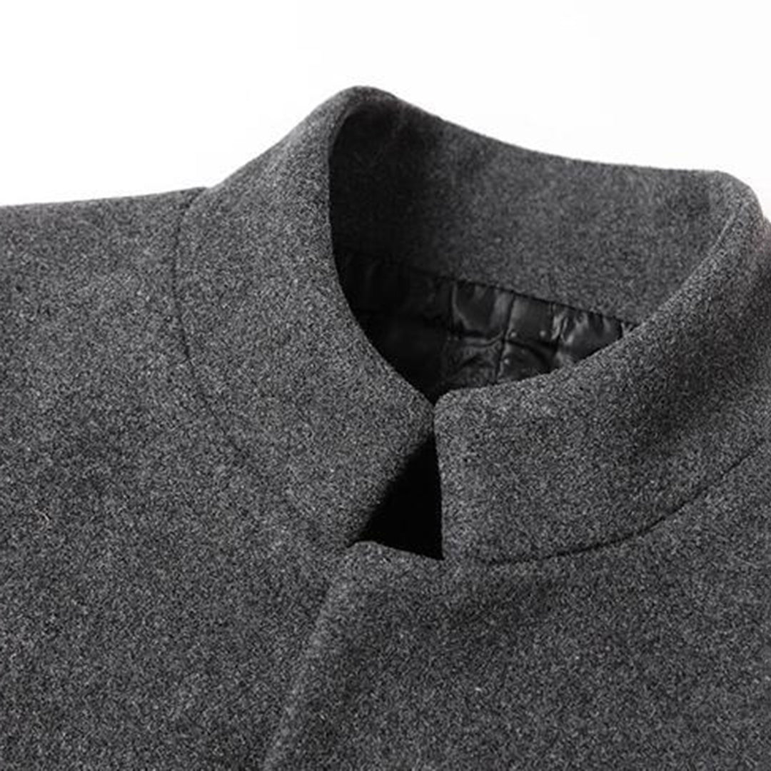 Wool Trench Coat - Single Breasted - Mid Length - Trench Coat - Men's Jackets -Fashion Men Others All-year-Chaps of London-Chaps of London