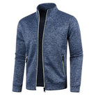 Zip Cardigan | Long Sleeve | Breathable | Zip-Up Jacket | Men's Clothing-Chaps of London-Blue-S-Chaps of London