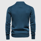 Zip-Up Sweater | Full Zip | Knitted | Zipper Cardigan | Men's Cardigan-Men's Zip Cardigan-Chaps of London-Chaps of London