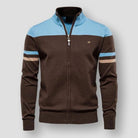 Zipper Cardigan | Vintage | Zip-Up | Knitted Cardigan | Men's Jacket-Chaps of London-Light Blue-S-Chaps of London